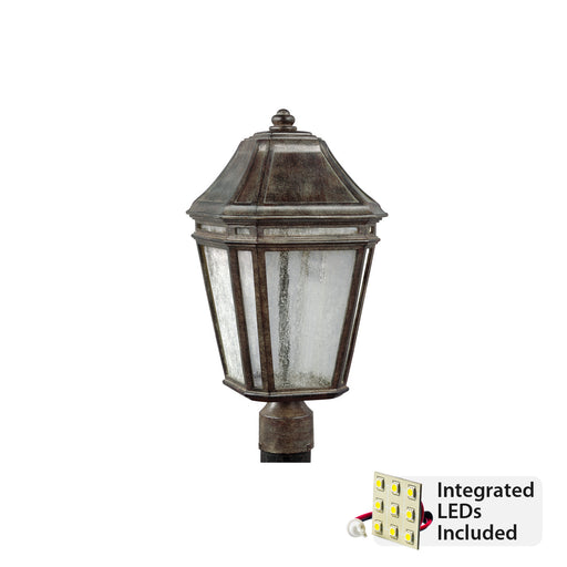Generation Lighting - OL11308WCT-LED - LED Outdoor Post Lantern - Feiss - Londontowne - Weathered Chestnut