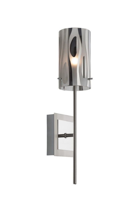 One Light Wall Sconce from the Chroman Empire collection in Chrome finish