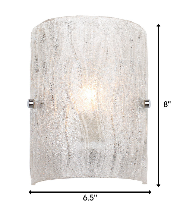 One Light Wall Sconce from the Brilliance collection in Chrome finish