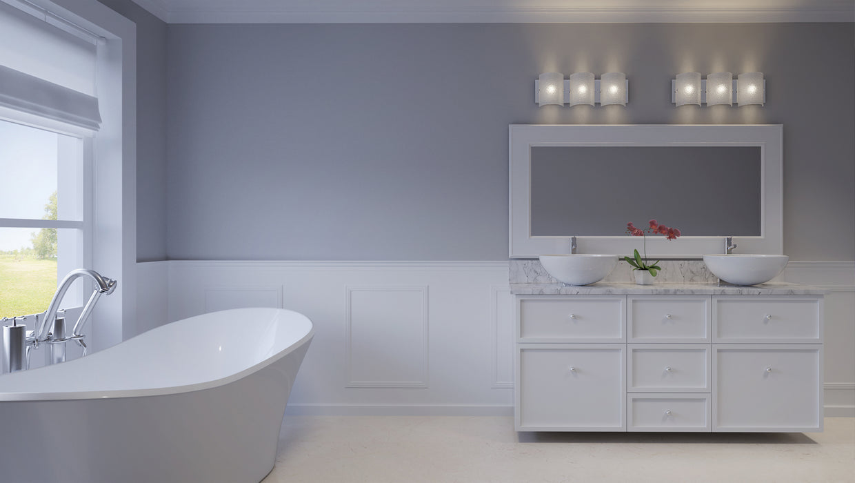 Three Light Bath from the Brilliance collection in Chrome finish