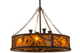 Meyda Tiffany - 141752 - 12 Light Chandel-Air - Whispering Pines - Rust,Wrought Iron