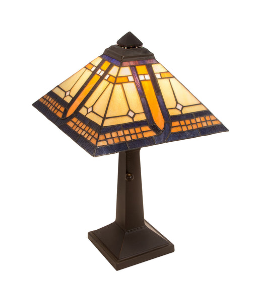 Meyda Tiffany - 142879 - One Light Accent Lamp - Sierra Prairie Mission - Mahogany Bronze