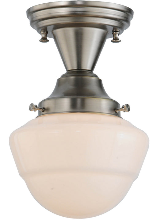 Meyda Tiffany - 143956 - One Light Semi-Flushmount - Revival - Brushed Nickel