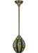 Meyda Tiffany - 147739 - One Light Mini Pendant - Beehive - Antique Brass