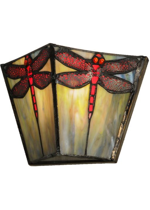 Meyda Tiffany - 150875 - One Light Wall Sconce - Prairie Dragonfly