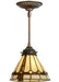 Meyda Tiffany - 151292 - One Light Mini Pendant - Belvidere - Mahogany Bronze
