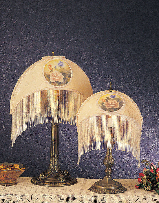 Meyda Tiffany - 18916 - Accent Lamp - Reverse Painted - Ivory