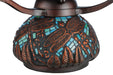 Meyda Tiffany - 20039 - Three Light Table Base Hardware - Tiffany Dragonfly - Mahogany Bronze