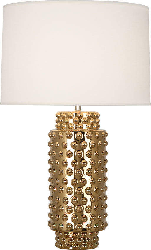 Robert Abbey - G800 - One Light Table Lamp - Dolly - Textured Ceramic w/ Gold Metallic Glaze