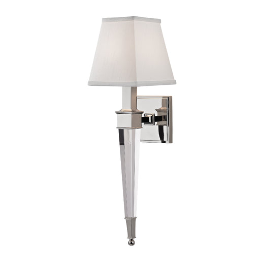 Hudson Valley - 2401-PN - One Light Wall Sconce - Ruskin - Polished Nickel