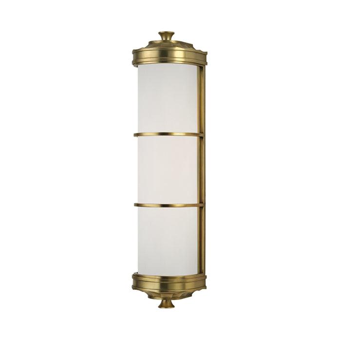 Hudson Valley - 3832-AGB - Two Light Wall Sconce - Albany - Aged Brass