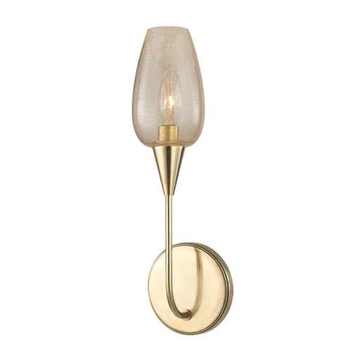 Hudson Valley - 4701-AGB - One Light Wall Sconce - Longmont - Aged Brass