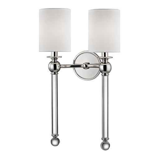 Hudson Valley - 6032-PN - Two Light Wall Sconce - Gordon - Polished Nickel