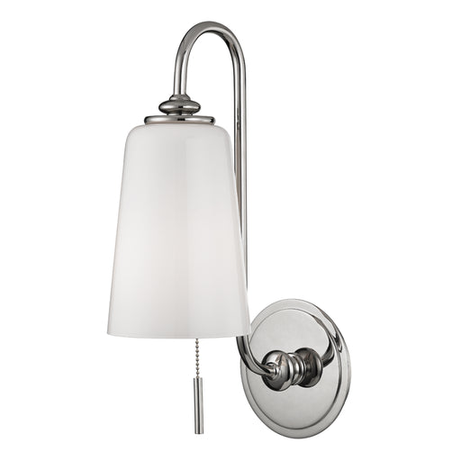 Hudson Valley - 9011-PN - One Light Wall Sconce - Glover - Polished Nickel