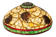 Meyda Tiffany - 40352 - Shade - Pinecone - Beige Xag Burgundy