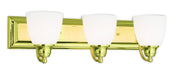 Livex Lighting - 10503-02 - Three Light Bath Vanity - Springfield - Polished Brass