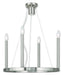 Livex Lighting - 40244-91 - Five Light Chandelier - Alpine - Brushed Nickel
