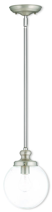 Livex Lighting - 50902-91 - One Light Mini Pendant - Sheffield - Brushed Nickel
