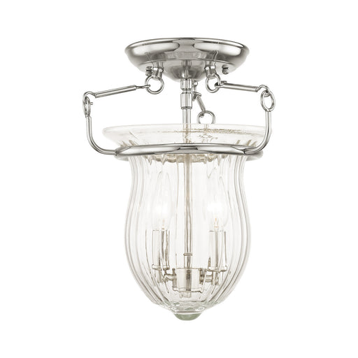 Livex Lighting - 50941-35 - Two Light Ceiling Mount - Andover - Polished Nickel