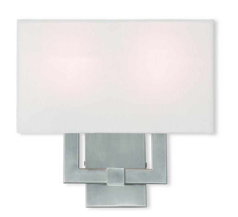 Livex Lighting - 51103-91 - Two Light Wall Sconce - Hollborn - Brushed Nickel