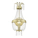 Livex Lighting - 51872-28 - One Light Wall Sconce - Valentina - Hand Applied Winter Gold