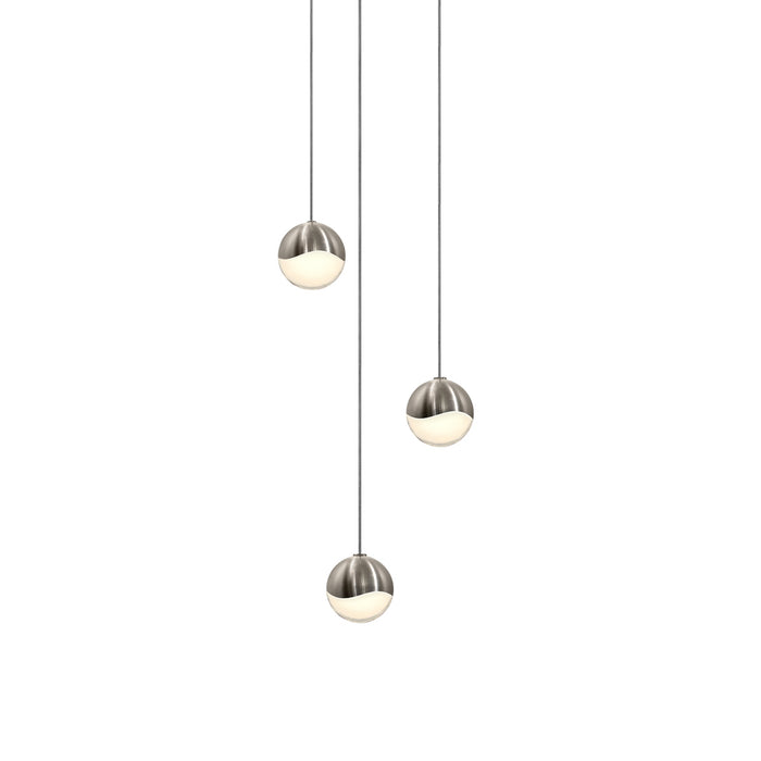 Sonneman - 2914.13-SML - LED Pendant - Grapes® - Satin Nickel