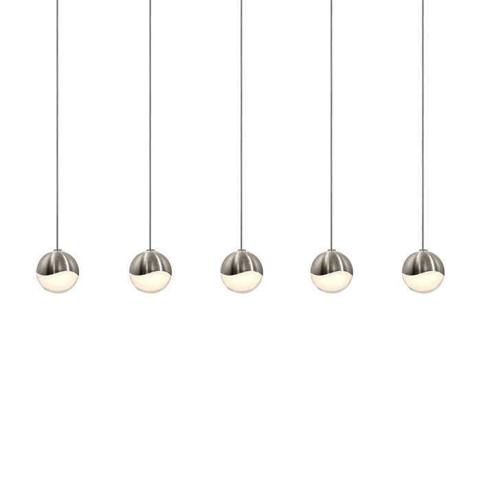 Sonneman - 2921.13-SML - LED Pendant - Grapes® - Satin Nickel