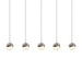 Sonneman - 2921.13-SML - LED Pendant - Grapes® - Satin Nickel