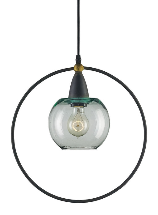 Currey and Company - 9233 - One Light Pendant - Moorsgate - Blacksmith/Old Brass