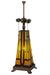 Meyda Tiffany - 81092 - Two Light Table Base Hardware - Sierra Prairie Mission - Custom