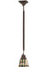 Meyda Tiffany - 82429 - One Light Mini Pendant - Prairie Wheat - Beige Burgundy Lt Blue Green