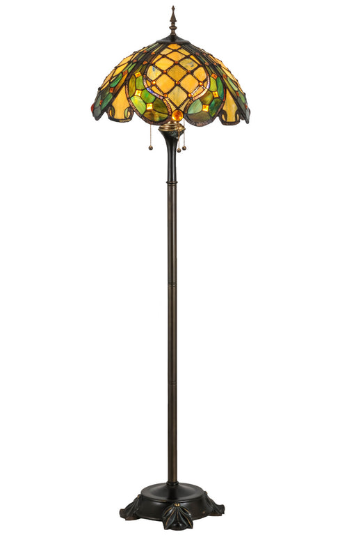 Meyda Tiffany - 139421 - Three Light Floor Lamp - Capolavoro - Antique
