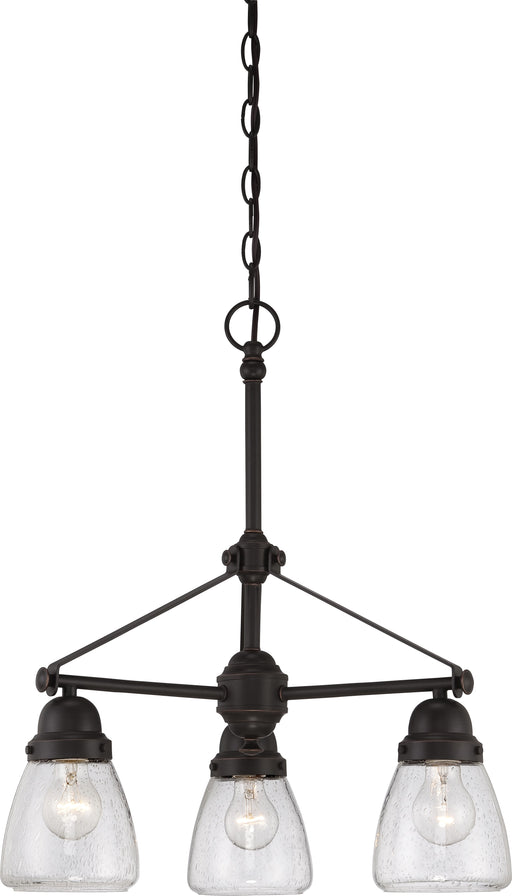 Nuvo Lighting - 60-5546 - Three Light Chandelier - Laurel - Sudbury Bronze