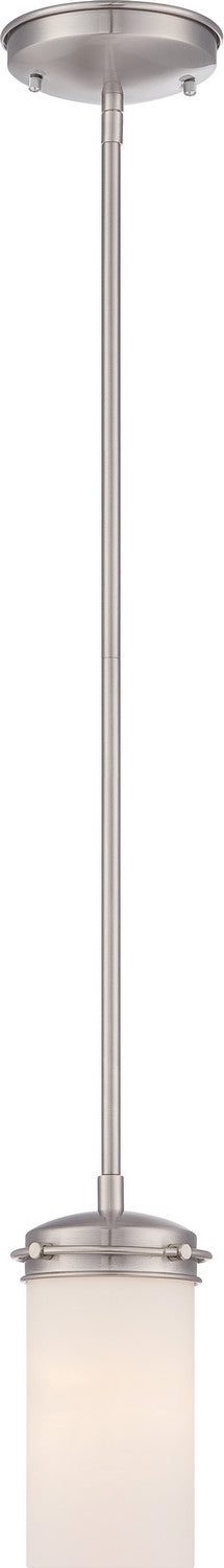 Nuvo Lighting - 60-615 - One Light Mini Pendant - Polaris - Brushed Nickel