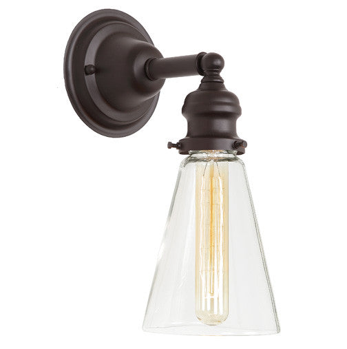 JVI Designs - 1210-08 S10 - One Light Wall Sconce - Union Square - Oil Rubbed Bronze