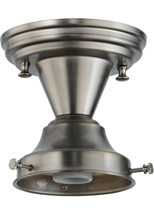 Meyda Tiffany - 110412 - One Light Semi-Flushmount Hardware - Revival - Brushed Nickel