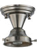 Meyda Tiffany - 110412 - One Light Semi-Flushmount Hardware - Revival - Brushed Nickel