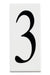 Kichler - 4303 - Number 3 Panel - Accessory - White Material (Not Painted)