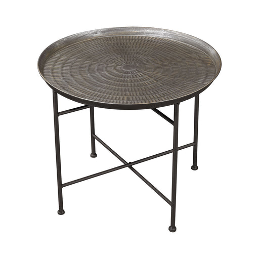 ELK Home - 3200-009 - Accent Table - Ignition - Metallic Rub, Pewter, Pewter