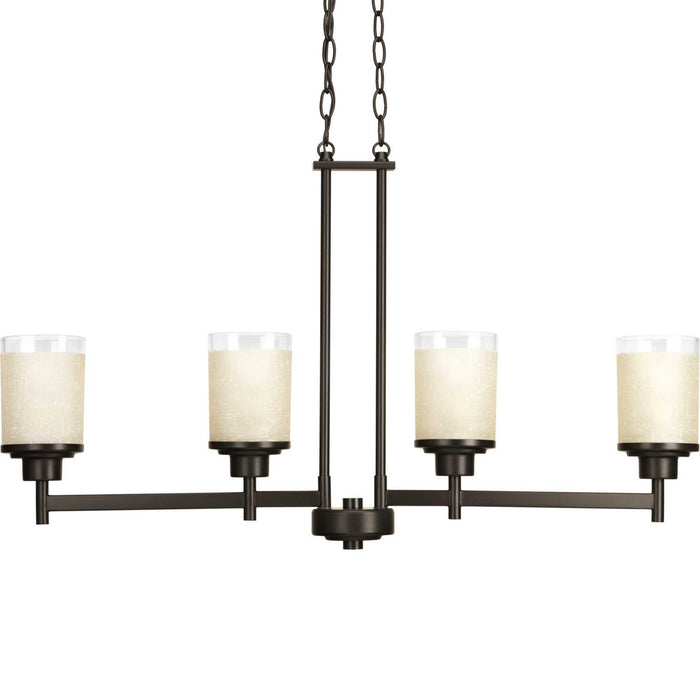 Progress Lighting - P4619-20 - Five Light Linear Chandelier - Alexa - Antique Bronze