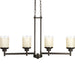 Progress Lighting - P4619-20 - Five Light Linear Chandelier - Alexa - Antique Bronze