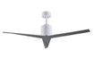 Matthews Fan Company - EK-WH-BN - Ceiling Fan - Eliza - Gloss White
