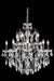 Elegant Lighting - 2016D28DB/RC - 12 Light Chandelier - St. Francis - Dark Bronze