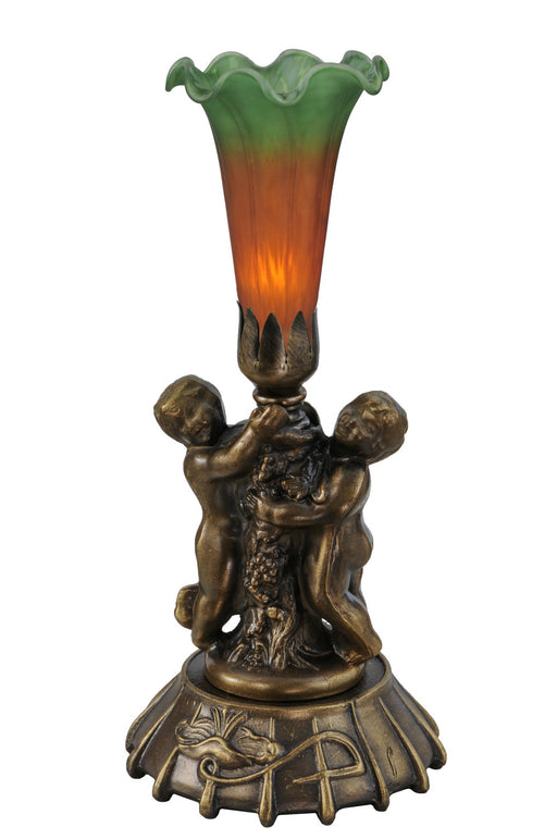 Meyda Tiffany - 11428 - One Light Mini Lamp - Twin Cherub - Antique Copper