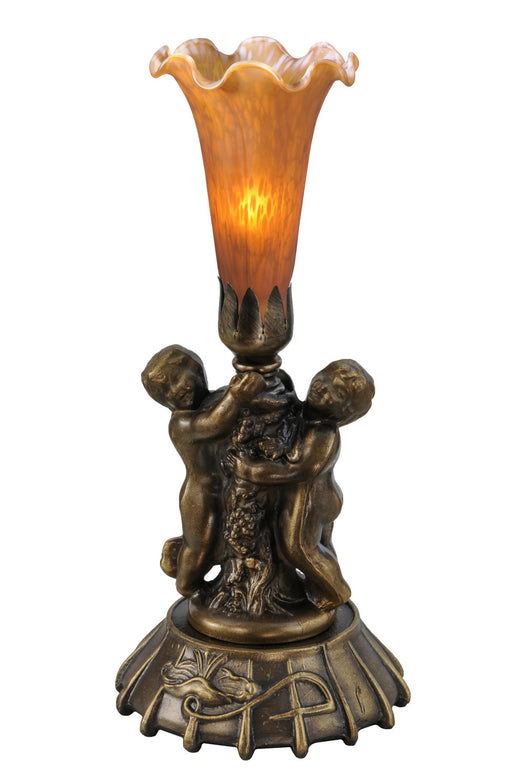 Meyda Tiffany - 11476 - One Light Mini Lamp - Twin Cherub - Antique Copper