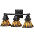 Meyda Tiffany - 153627 - Three Light Vanity - Sierra Prairie Mission - Mahogany Bronze
