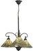 Meyda Tiffany - 153966 - Three Light Chandelier - Willow - Mahogany Bronze