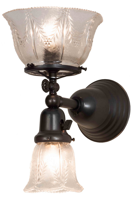 Meyda Tiffany - 157107 - Two Light Wall Sconce - Revival - Craftsman Brown