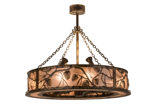 Meyda Tiffany - 165557 - 12 Light Chandel-Air - Whispering Pines - Antique Copper,Burnished Copper