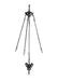 Meyda Tiffany - 20400 - Three Light Inverted Pendant Hardware - Verheven - Mahogany Bronze